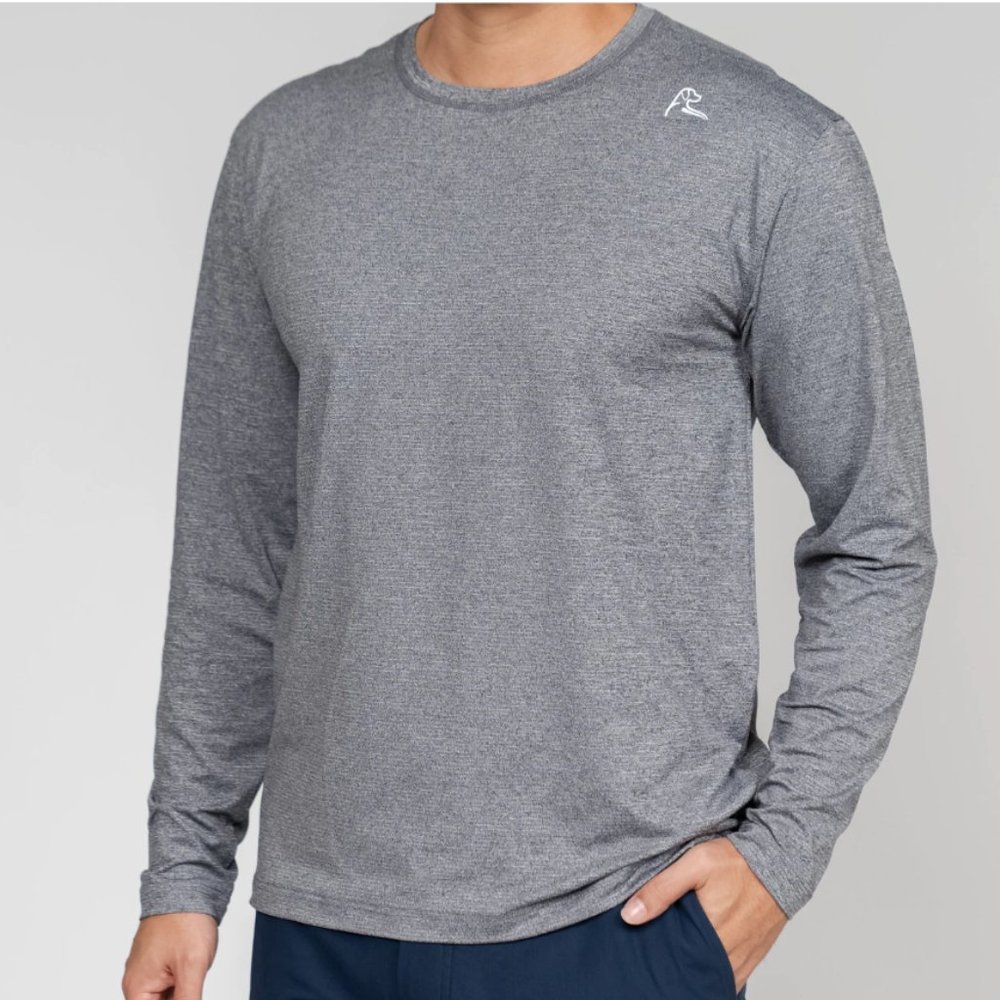 Rhoback Gray Long Sleeve Tee